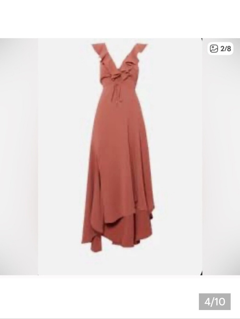 C/MEO COLLECTIVE GOWN IN ROSEWOOD - Picture 6 of 10